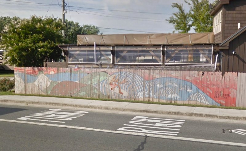 A Google Earth image from 2018 shows what the mural looked like when it was on Route 1. GOOGLE EARTH IMAGE